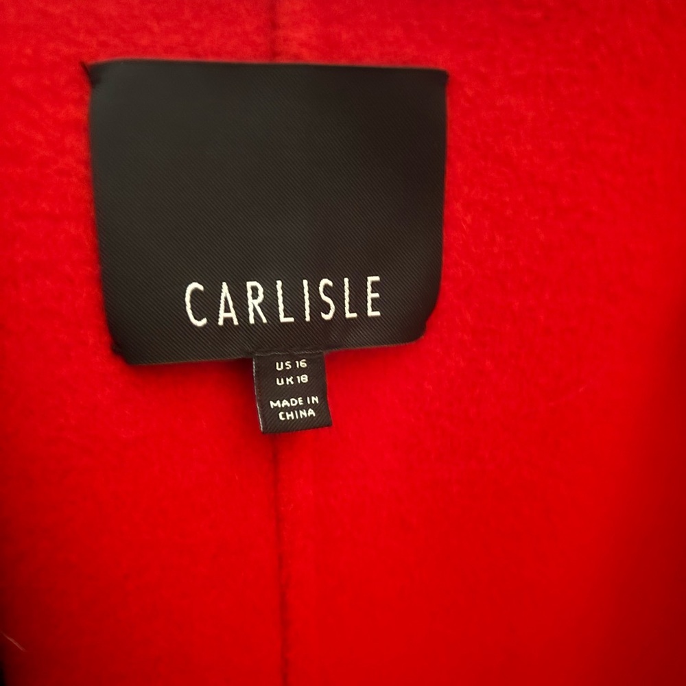 Carlisle Vibrant Red Coat - Picture 4 of 4